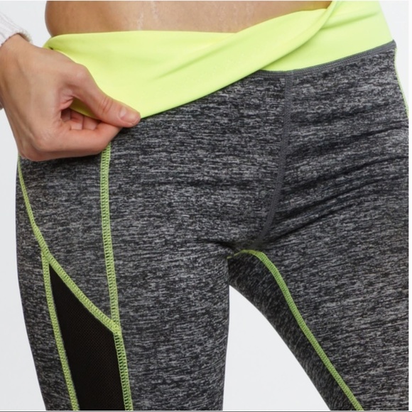 Workout leggings yoga pants mesh Panel - Picture 2 of 4